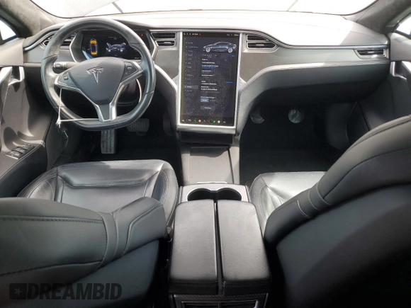 2016 Tesla Model S 70 with VIN 5YJSA1E1XGF149430, listed as a Copart auction lot 51339015 with 104,917 mi miles and Salvage title. Bid and sale history available at DreamBid. Image 8.
