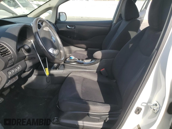 2017 Nissan LEAF SL with VIN 1N4BZ0CP4HC307159, listed as a Copart auction lot 86142364 with 44,144 mi miles and Salvage Title. Bid and sale history available at carsss.com. Image 7.