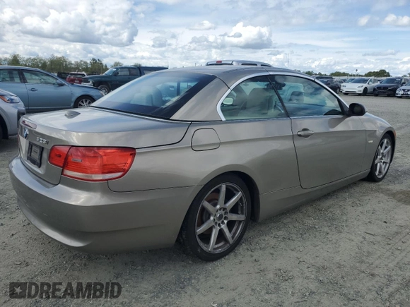2008 BMW 3 Series 328i with VIN WBAWR335X8P150450, listed as a Copart auction lot 50449335 with 202,133 mi miles and Salvage title. Bid and sale history available at DreamBid. Image 3.