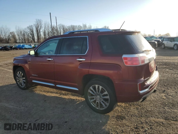 2016 GMC Terrain Denali with VIN 2GKFLVE38G6287353, listed as a Copart auction lot 51496085 with 135,741 mi miles and Salvage title. Bid and sale history available at DreamBid. Image 2.