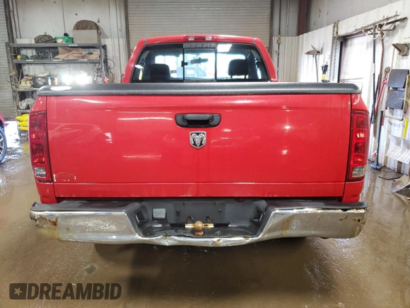 2005 Dodge 1500 SLT with VIN 1D7HA16N95J647934, listed as a Copart auction lot 51155205 with 106,506 mi miles and Salvage Title. Bid and sale history available at carsss.com. Image 6.