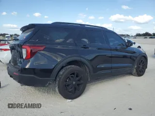 2022 Ford Explorer ST-Line with VIN 1FMSK8KH8NGB77555, listed as a Copart auction lot 77342154 with 13,365 mi miles and Salvage Title. Bid and sale history available at carsss.com. Image 3.