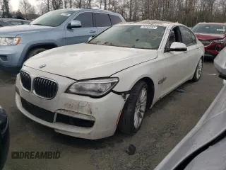 2013 BMW 7 Series 750i with VIN WBAYA8C50DC996469, listed as a Copart auction lot 41450395 with 17,504 mi miles and Non Repairable. Bid and sale history available at DreamBid. Image 1.