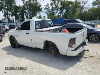 2014 Ram 1500 Express with VIN 3C6JR6AT2EG331453, listed as a Copart auction lot 58036025 with 204,576 mi miles and Salvage title. Bid and sale history available at DreamBid. Image 2.