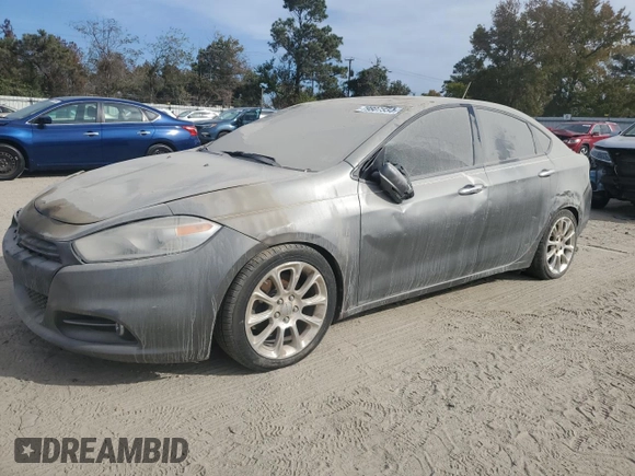2013 Dodge Dart Limited with VIN 1C3CDFCH4DD707448, listed as a Copart auction lot 79807554 with Not provided miles and Clean title. Bid and sale history available at DreamBid. Image 1.