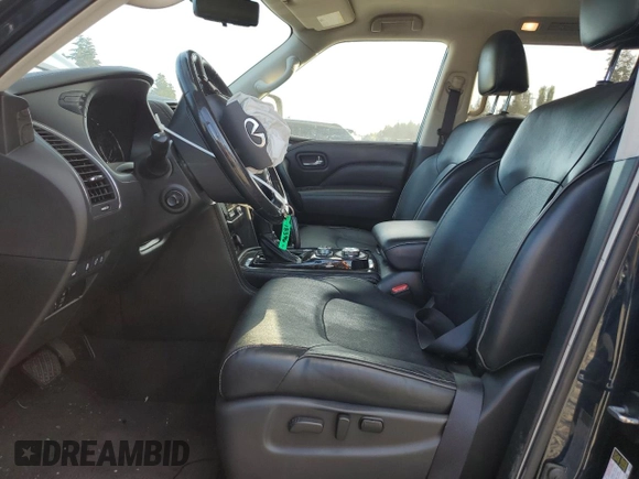 2020 Infiniti QX80 LUXE with VIN JN8AZ2NE1L9252399, listed as a Copart auction lot 73804864 with 82,767 mi miles and Salvage Title. Bid and sale history available at carsss.com. Image 7.