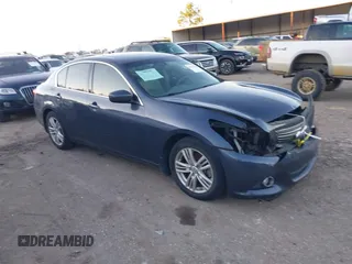 2011 Infiniti G25 Journey with VIN JN1DV6AP6BM600120, listed as a IAAI auction lot 41292900 with 112,832 mi miles. Bid and sale history available at carsss.com. Image 1.