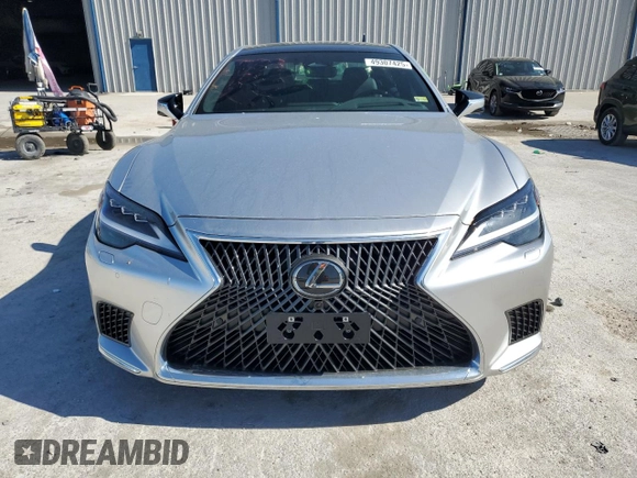 2024 Lexus LS 500 with VIN JTHD51GF5R5012520, listed as a Copart auction lot 49307425 with 1,728 mi miles and Salvage title. Bid and sale history available at DreamBid. Image 5.