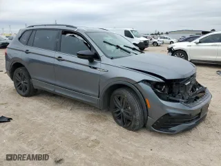 2022 Volkswagen Tiguan SE R-Line Black with VIN 3VVCB7AX3NM011768, listed as a Copart auction lot 46537435 with 80,243 mi miles and Salvage Title. Bid and sale history available at carsss.com. Image 4.