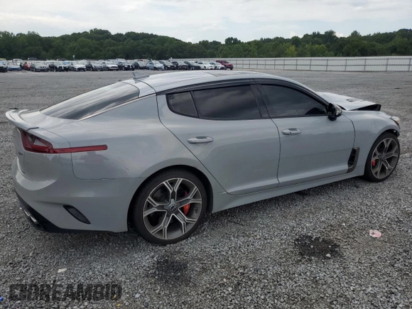 2021 Kia Stinger GT2 with VIN KNAE55LC5M6096640, listed as a Copart auction lot 66076814 with 63,852 mi miles and Salvage Title. Bid and sale history available at carsss.com. Image 3.
