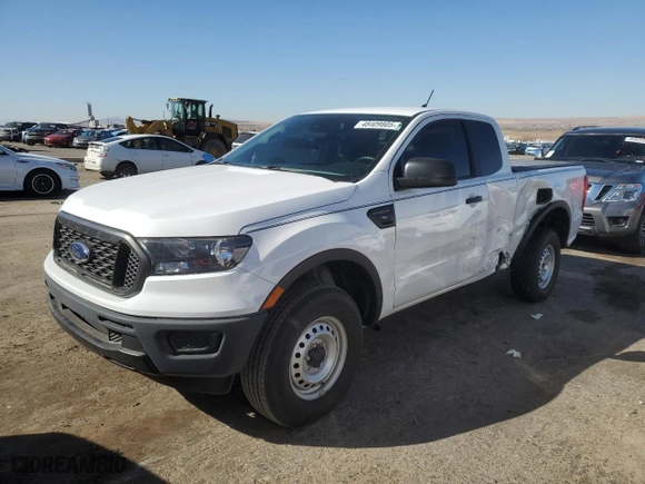 2021 Ford Ranger XL with VIN 1FTER1EH2MLD10008, listed as a Copart auction lot 48409805 with 30,964 mi miles and Salvage Title. Bid and sale history available at carsss.com. Image 1.
