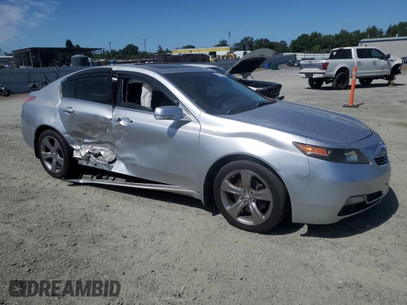 2013 Acura TL Technology z VIN 19UUA8F52DA014581, wystawiony jako Copart lot #58389665 z przebiegiem 175 114 mil mil oraz Szkoda całkowita • Salvage title. Historia ofert i sprzedaży dostępna na DreamBid. Obrazek 4.