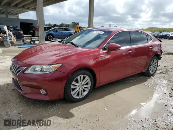 2015 Lexus ES with VIN JTHBK1GG9F2162281, listed as a Copart auction lot 85310724 with 159,230 mi miles and Salvage Title. Bid and sale history available at carsss.com. Image 1.