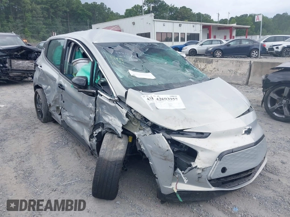 2023 Chevrolet Bolt EV 2LT with VIN 1G1FX6S08P4188767, listed as a IAAI auction lot 42693957 with Not provided miles and . Bid and sale history available at DreamBid. Image 1.