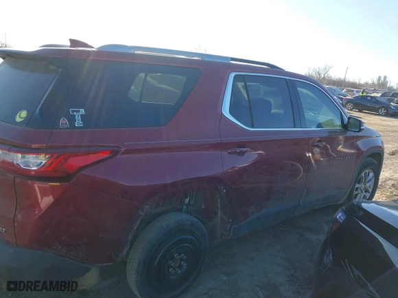 2018 Chevrolet Traverse LT Cloth with VIN 1GNERGKWXJJ269969, listed as a IAAI auction lot 41596532 with 114,038 mi miles. Bid and sale history available at carsss.com. Image 13.