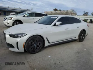 2022 BMW i4 eDrive40 with VIN WBY73AW06NFM41279, listed as a Copart auction lot 45982875 with 19,366 mi miles and Salvage Title. Bid and sale history available at carsss.com. Image 1.
