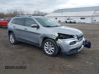 2016 Jeep Cherokee High Altitude with VIN 1C4PJLDB6GW229136, listed as a IAAI auction lot 41675568 with 146,533 mi miles. Bid and sale history available at carsss.com. Image 1.