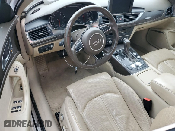 2017 Audi A6 Prestige z VIN WAUH2AFC5HN004965, wystawiony jako Copart lot #53185765 z przebiegiem Nie podano mil oraz Szkoda całkowita • Salvage title. Historia ofert i sprzedaży dostępna na DreamBid. Obrazek 8.