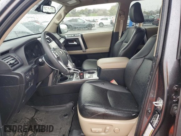 2023 Toyota 4Runner SR5 with VIN JTEMU5JR4P6100122, listed as a Copart auction lot 44984915 with 23,588 mi miles and Salvage title. Bid and sale history available at DreamBid. Image 7.