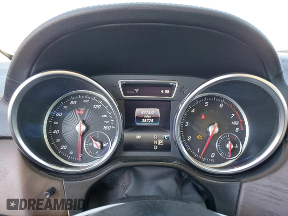 2019 Mercedes-Benz GLS 450 with VIN 4JGDF6EE7KB223324, listed as a Copart auction lot 57845215 with 38,725 mi miles and Salvage title. Bid and sale history available at DreamBid. Image 9.