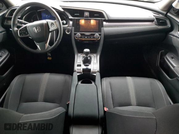 2017 Honda Civic EX-T with VIN 19XFC1E35HE025781, listed as a Copart auction lot 86447594 with Not Provided miles and Salvage Title. Bid and sale history available at DreamBid. Image 8.