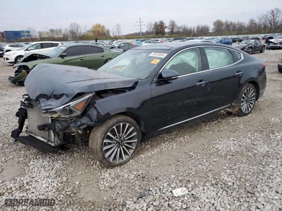 2018 Kia Cadenza Premium with VIN KNALC4J16J5127386, listed as a Copart auction lot 78910854 with 0 mi miles and Salvage Title. Bid and sale history available at carsss.com. Image 1.