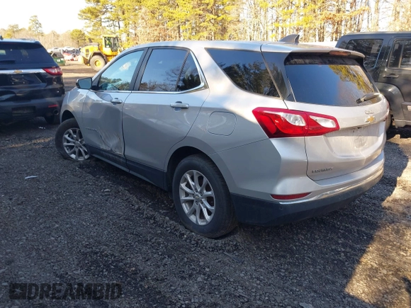 2021 Chevrolet Equinox LT with VIN 3GNAXUEV6MS165648, listed as a IAAI auction lot 41554980 with 71,647 mi miles and . Bid and sale history available at DreamBid. Image 3.