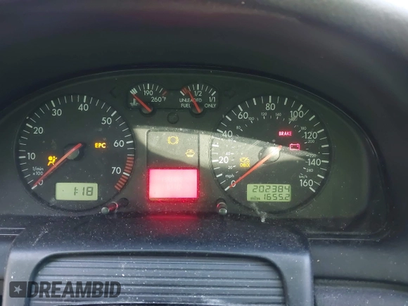 2001 Volkswagen Passat с VIN WVWAC63B51E005033, выставлен на аукционе IAAI как лот 41690522 с пробегом 202 384 миль миль и . История ставок и продаж доступна на DreamBid. Изображение 7.