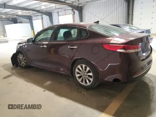 2018 Kia Optima LX with VIN 5XXGT4L3XJG260800, listed as a Copart auction lot 59512215 with 88,536 mi miles and Salvage title. Bid and sale history available at DreamBid. Image 2.