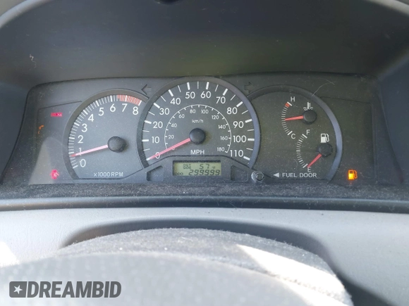 2006 Toyota Corolla CE with VIN 2T1BR32EX6C617204, listed as a IAAI auction lot 41684379 with 299,999 mi miles and . Bid and sale history available at DreamBid. Image 7.
