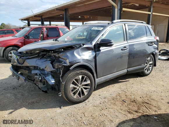 2016 Toyota RAV4 Hybrid XLE with VIN JTMRJREV7GD058459, listed as a Copart auction lot 45479505 with 218,153 mi miles and Salvage Title. Bid and sale history available at carsss.com. Image 1.