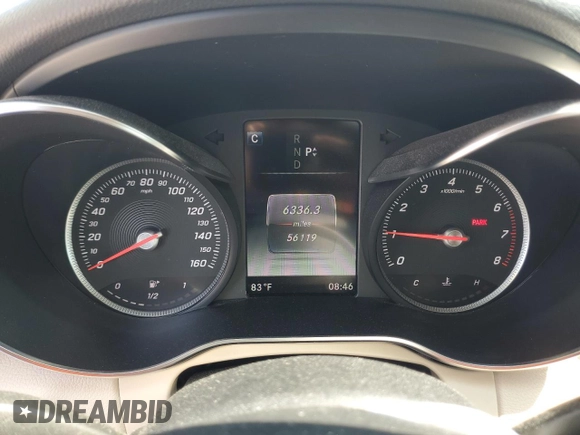 2018 Mercedes-Benz C 300 with VIN 55SWF4JB5JU265224, listed as a Copart auction lot 59211475 with 56,119 mi miles and Clean title. Bid and sale history available at DreamBid. Image 9.