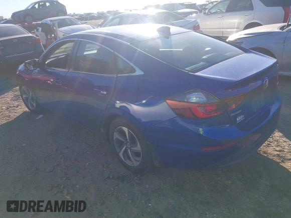 2019 Honda Insight EX with VIN 19XZE4F59KE007669, listed as a IAAI auction lot 41320580 with 163,200 mi miles and . Bid and sale history available at carsss.com. Image 3.