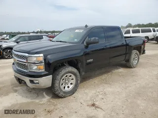 2014 Chevrolet Silverado 1500 LT with VIN 3GCUKRECXEG385363, listed as a Copart auction lot 47296355 with 157,184 mi miles and Clean Title. Bid and sale history available at carsss.com. Image 1.
