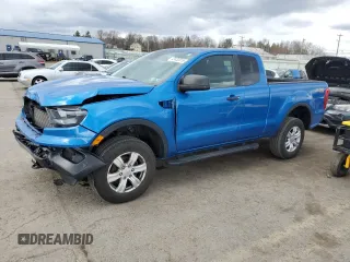 2021 Ford Ranger XL with VIN 1FTER1FH1MLD00407, listed as a Copart auction lot 47432315 with 74,841 mi miles and Salvage Title. Bid and sale history available at carsss.com. Image 1.
