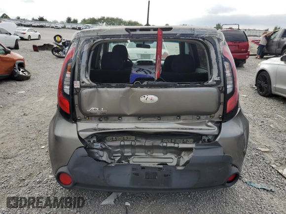 2015 Kia Soul with VIN KNDJN2A28F7162041, listed as a Copart auction lot 65776184 with 126,848 mi miles and Non Repairable. Bid and sale history available at DreamBid. Image 6.