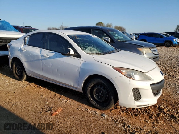 2013 Mazda Mazda3 i Sport with VIN JM1BL1U78D1776387, listed as a Copart auction lot 49613315 with 96,480 mi miles and Salvage Title. Bid and sale history available at carsss.com. Image 4.