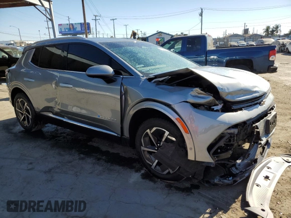 2024 Chevrolet Equinox EV LT z VIN 3GN7DLRP4RS271032, wystawiony jako Copart lot #77460884 z przebiegiem 6 093 mil mil oraz Szkoda całkowita • Salvage title. Historia ofert i sprzedaży dostępna na DreamBid. Obrazek 4.