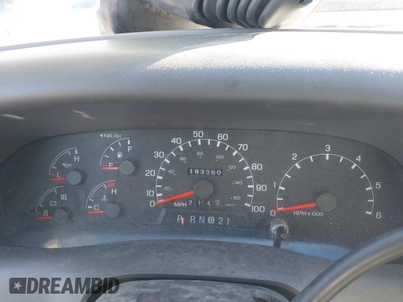 1999 Ford F-350 XL with VIN 1FTSF31S9XED28958, listed as a IAAI auction lot 41886709 with 193,360 mi miles and . Bid and sale history available at DreamBid. Image 7.