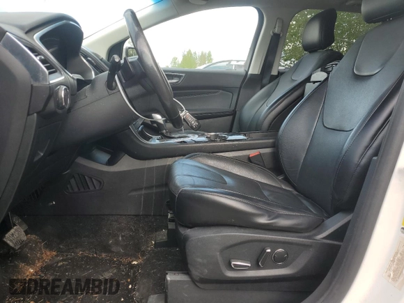 2015 Ford Edge Titanium with VIN 2FMPK4K9XFBB57470, listed as a Copart auction lot 53966505 with 82,407 mi miles and Salvage Title. Bid and sale history available at carsss.com. Image 7.
