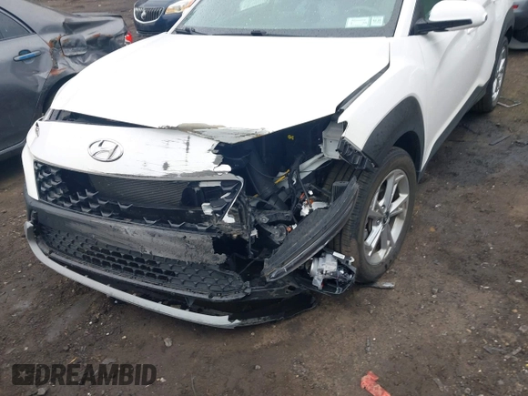 2022 Hyundai Kona SEL with VIN KM8K3CAB2NU858308, listed as a IAAI auction lot 42021360 with 17,894 mi miles and . Bid and sale history available at DreamBid. Image 6.