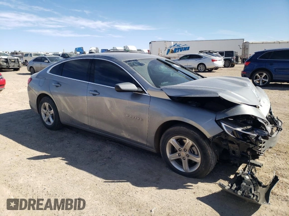 2024 Chevrolet Malibu LS with VIN 1G1ZB5ST0RF145404, listed as a Copart auction lot 46319195 with 18,349 mi miles and Salvage Title. Bid and sale history available at DreamBid. Image 4.