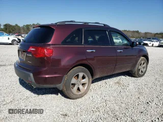 2007 Acura MDX Sport/Entertainment Pkg with VIN 2HNYD28847H524135, listed as a Copart auction lot 42949145 with 160,854 mi miles and Salvage Title. Bid and sale history available at carsss.com. Image 3.