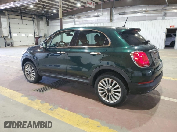 2016 FIAT 500X Lounge z VIN ZFBCFYDT6GP500506, wystawiony jako Copart lot #57641575 z przebiegiem 55 274 mil mil oraz Szkody całkowita. Historia ofert i sprzedaży dostępna na DreamBid. Obrazek 2.