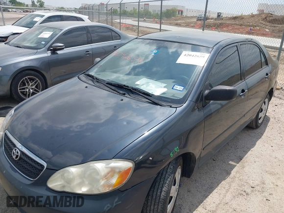 2008 Toyota Corolla CE with VIN 1NXBR32EX8Z971225, listed as a IAAI auction lot 42042659 with 189,950 mi miles and . Bid and sale history available at DreamBid. Image 12.