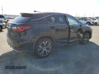 2022 Lexus RX 450h with VIN 2T2HGMDA2NC090365, listed as a Copart auction lot 56177755 with 49,583 mi miles and Salvage title. Bid and sale history available at DreamBid. Image 3.