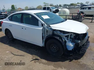 2018 Nissan Sentra SV with VIN 3N1AB7AP9JY236496, listed as a IAAI auction lot 42006351 with 61,356 mi miles. Bid and sale history available at carsss.com. Image 1.