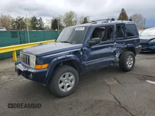 2006 Jeep Commander Limited with VIN 1J8HG58N96C124778, listed as a Copart auction lot 55200125 with 196,513 mi miles and Salvage title. Bid and sale history available at DreamBid. Image 1.