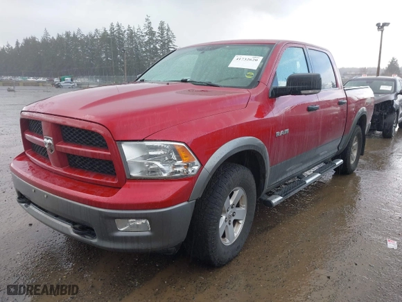 2010 Dodge Ram 1500 SLT with VIN 1D7RV1CP5AS158143, listed as a IAAI auction lot 41732620 with 169,393 mi miles. Bid and sale history available at carsss.com. Image 17.