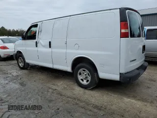 2005 Chevrolet Express Cargo z VIN 1GCFG15X051168059, wystawiony jako Copart lot #88302095 z przebiegiem Nie podano mil oraz Szkoda całkowita • Salvage title. Historia ofert i sprzedaży dostępna na DreamBid. Obrazek 2.